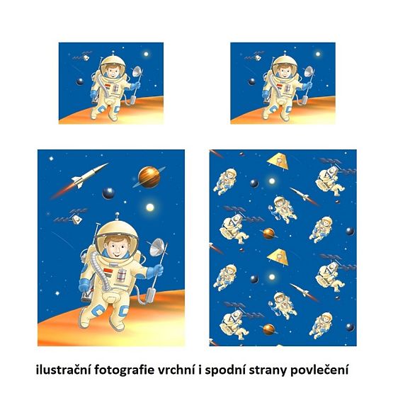 Aşternut MATEIOVSKI – model cu astronaut