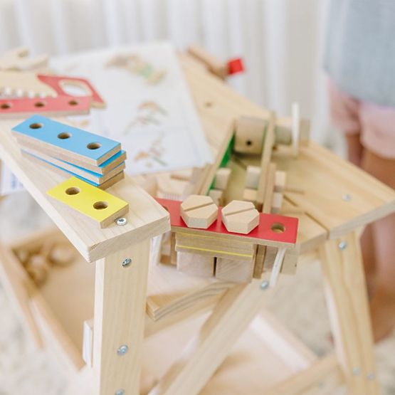 Atelier de lemn pentru bricolători și truse 2 în 1