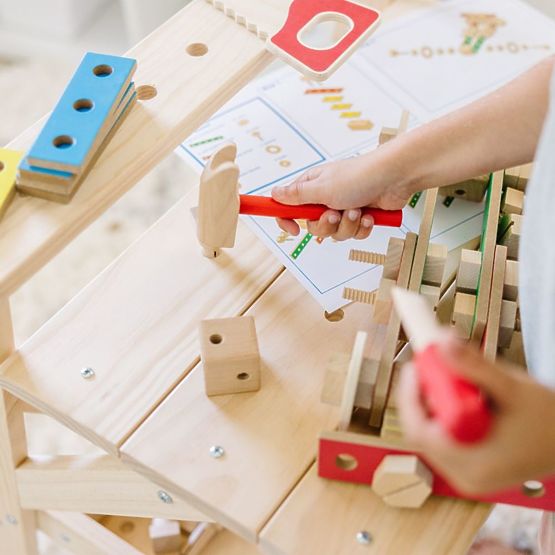 Atelier de lemn pentru bricolători și truse 2 în 1