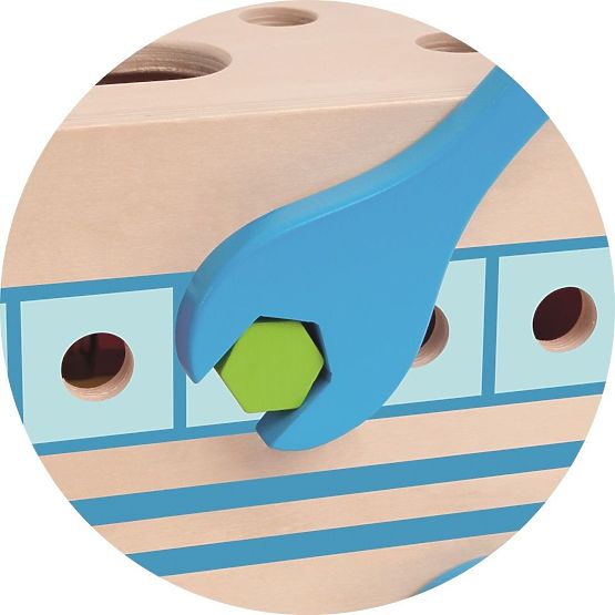 Autobuz de construcție cu scule