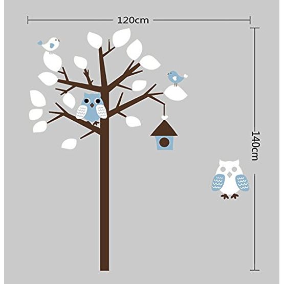 autocolant copac bufnițe vinilin