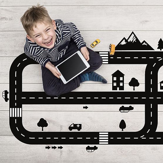 Autocolant pentru podea - Autostradă