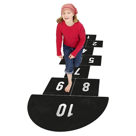 Autocolant pentru podea - Lovitură de săritură