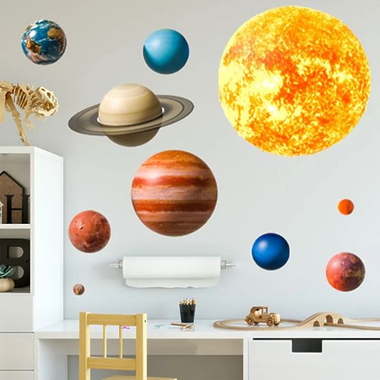 Autocolante de perete - Planete