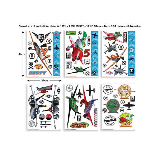 autocolante Disney avioane