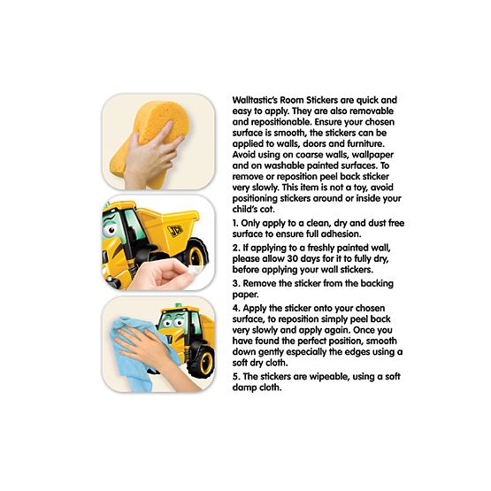 autocolante meu în primul rând JCB