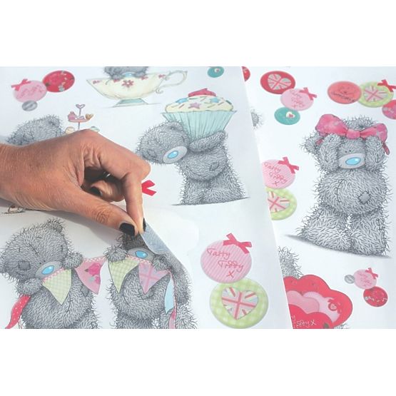 autocolante mini perete artă Tatti TEDDY festivități