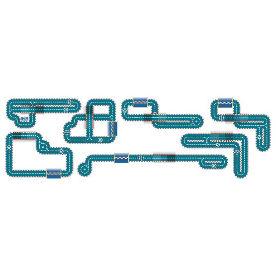 Autostrada mare din lemn Vilac Vilacity