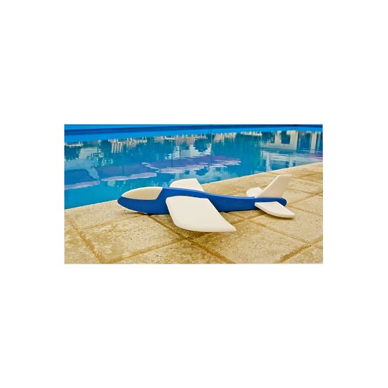Avion de aruncare FLY-POP - albastru