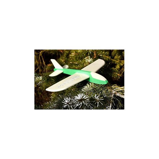 Avion de aruncare FLY-POP - verde