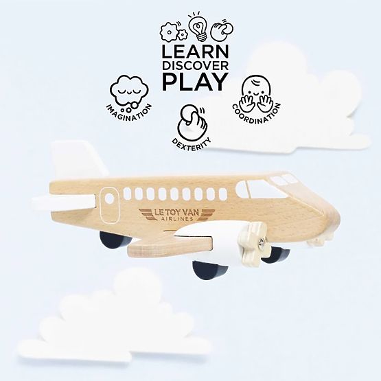 Avion din lemn Le Toy Van
