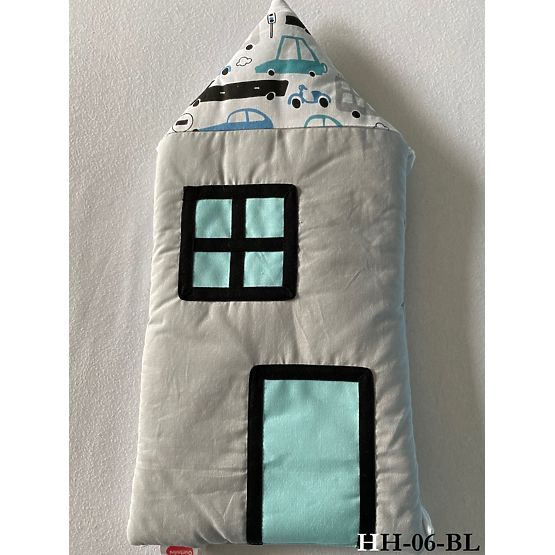 Baby Dream - Mantinel pentru pătuț modular - gri-albastru