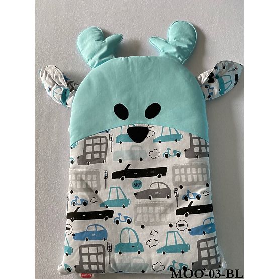 Baby Dream - Mantinel pentru pătuț modular - gri-albastru