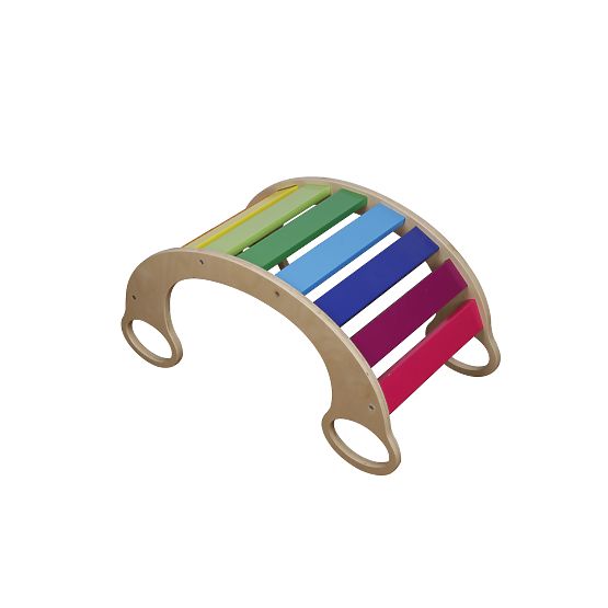 Balansoar Montessori din lemn Jumbo - colorat