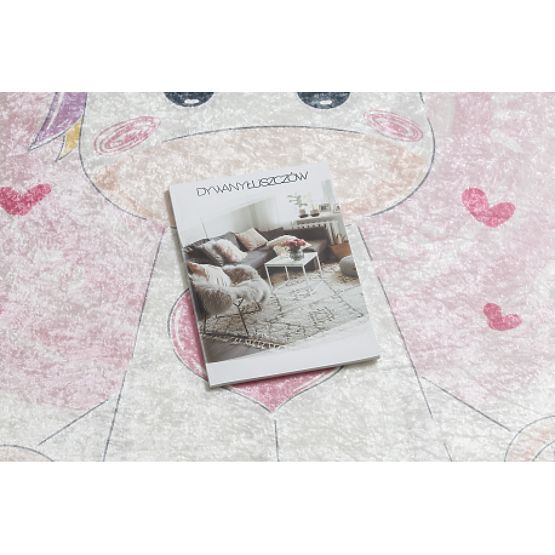 BAMBINO 1128 covoraș de spălat Unicorn pentru copii antiderapant - crem