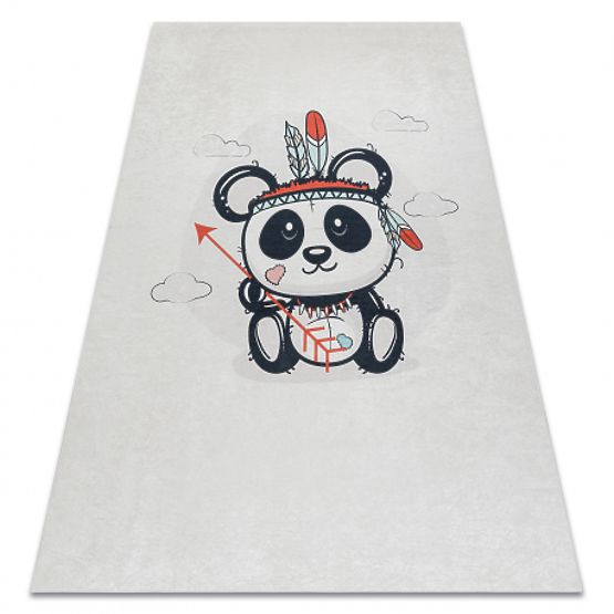 BAMBINO 1129 covoraș de spălat panda pentru copii antiderapant - crem