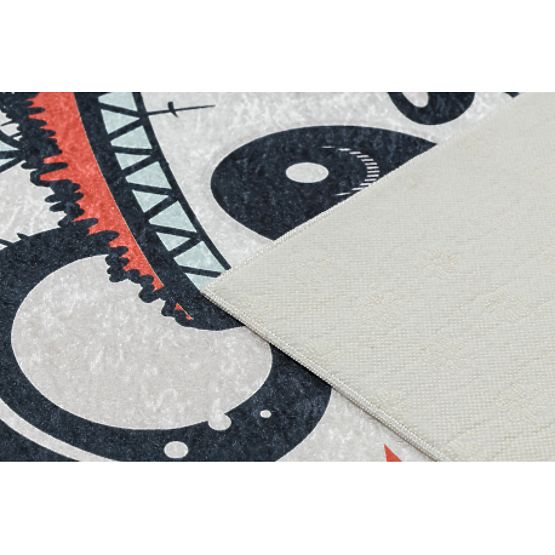 BAMBINO 1129 covoraș de spălat panda pentru copii antiderapant - crem