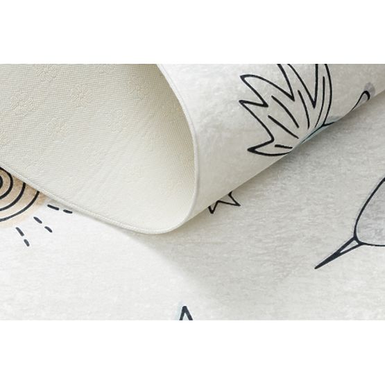 BAMBINO 1278 covoraș de spălat Rachetă Spațială pentru copii antiderapant - crem