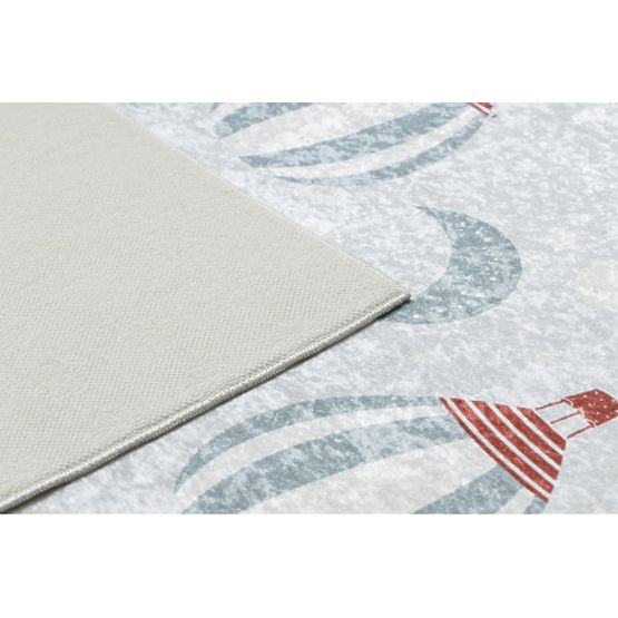 BAMBINO 1349 covoraș de spălare Balonașe, nori pentru copii antiderapant - gri