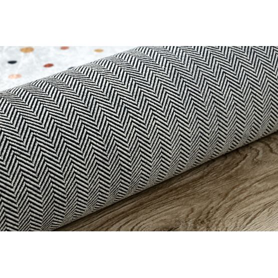 BAMBINO 47890 covoraș de spălat Puncte pentru copii antiderapant - alb / maro