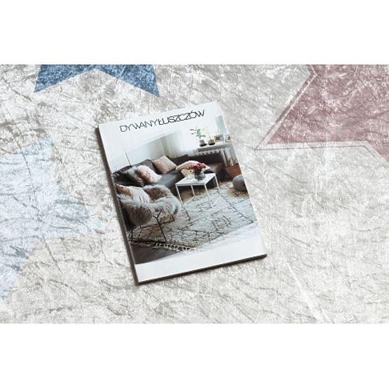 BAMBINO 48130 covoraș rotund de spălat Stele pentru copii antiderapant - bej / gri