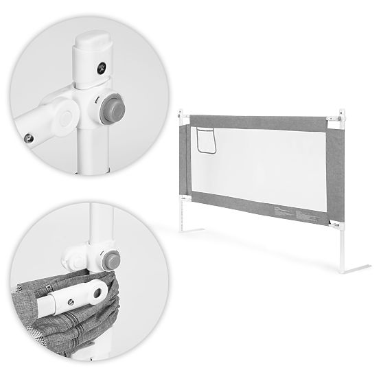 Barieră de protecție pentru pat 150 cm protecție pentru copii ECOTOYS