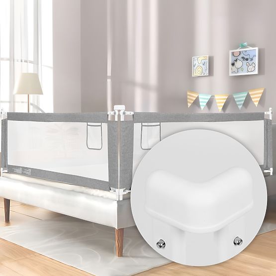 Barieră de protecție pentru pat 180 cm protecție pentru copii ECOTOYS