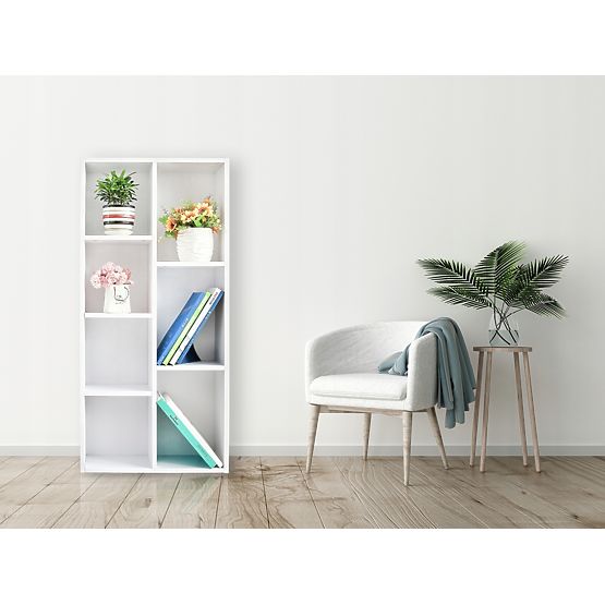Bibliotecă albă ModernHome