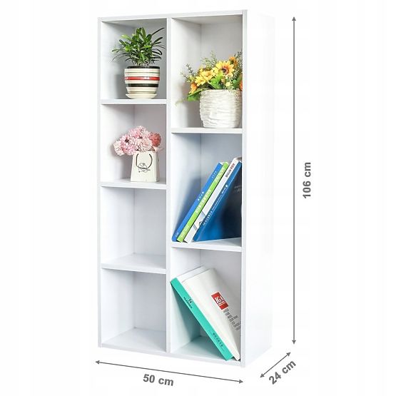 Bibliotecă albă ModernHome