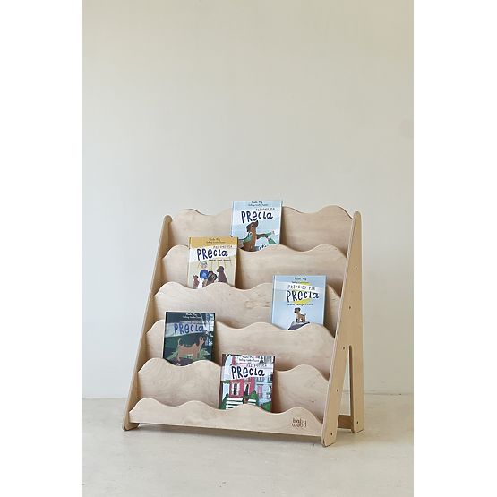 Bibliotecă WAVE M - natural