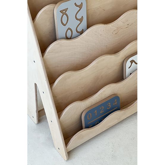 Bibliotecă WAVE M - natural