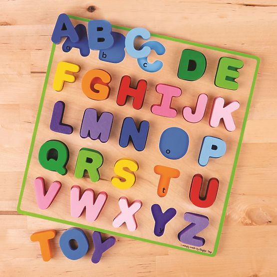 Bigjigs Baby Alphabet litere mari
