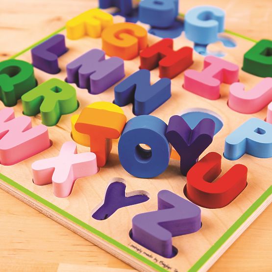 Bigjigs Baby Alphabet litere mari