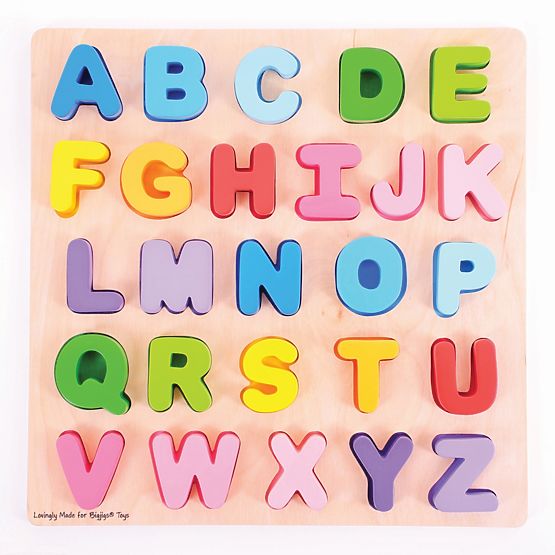 Bigjigs Baby Alphabet litere mari