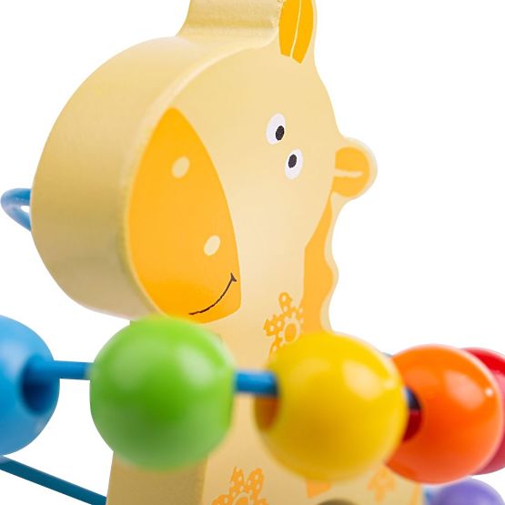 Bigjigs Baby Girafe Labirint pe roți