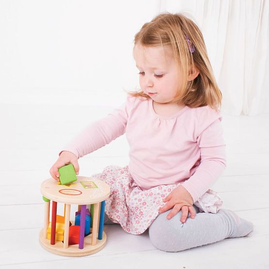 Bigjigs Baby Roller cu forme