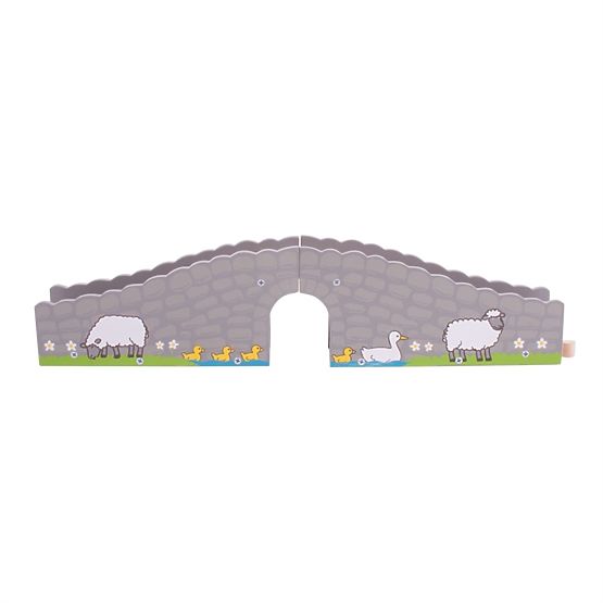 Bigjigs Rail Farm pod cu tunel