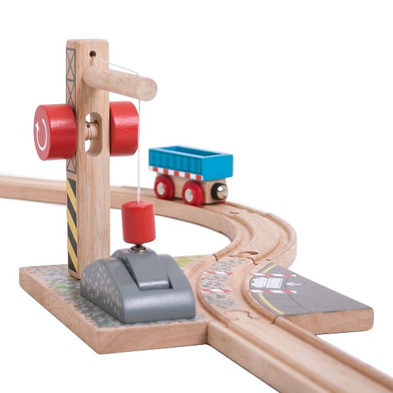 Bigjigs Rail Macara cu pietriș