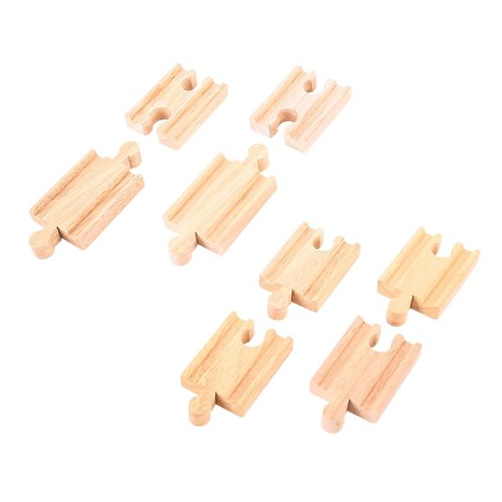 Bigjigs Rail Rail conectori 7 cm 8 buc