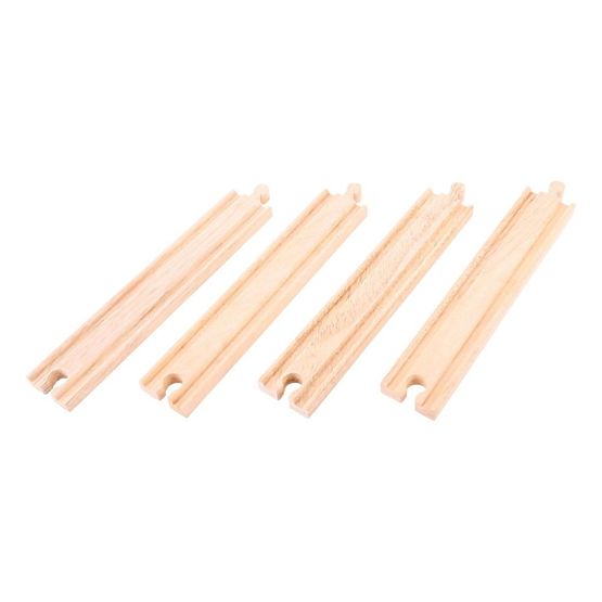 Bigjigs Rail Sine lungi drepte 21 cm 4 buc