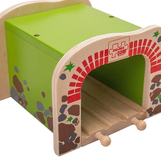 Bigjigs Rail Tunel cu șine dublă