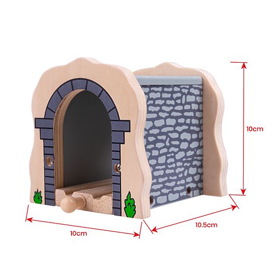 Bigjigs Rail Un tunel feroviar de piatră
