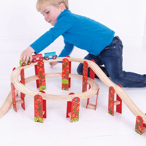 Bigjigs Rail Un tunel feroviar de piatră