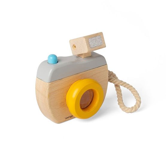 Bigjigs Toys Aparat foto din lemn cu bliț