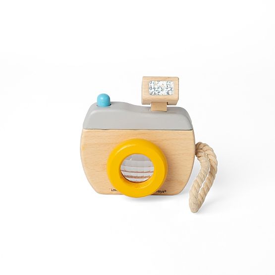 Bigjigs Toys Aparat foto din lemn cu bliț
