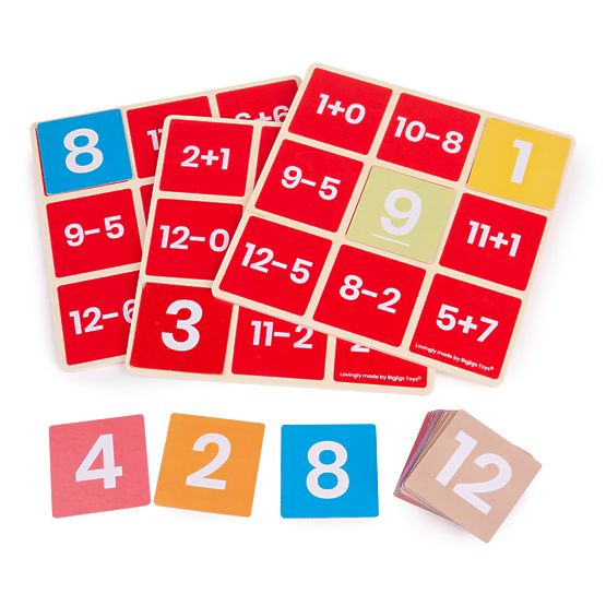 Bigjigs Toys Bingo matematic Adunare și scădere