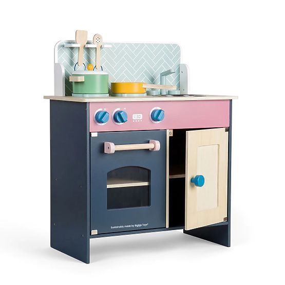 Bigjigs Toys Bucătărie pentru copii în stil scandinav