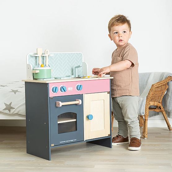 Bigjigs Toys Bucătărie pentru copii în stil scandinav