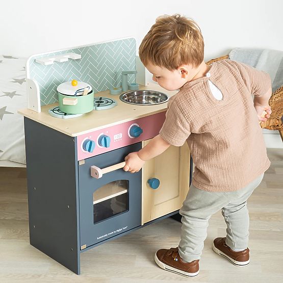 Bigjigs Toys Bucătărie pentru copii în stil scandinav