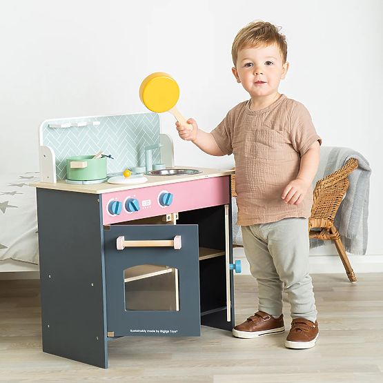 Bigjigs Toys Bucătărie pentru copii în stil scandinav